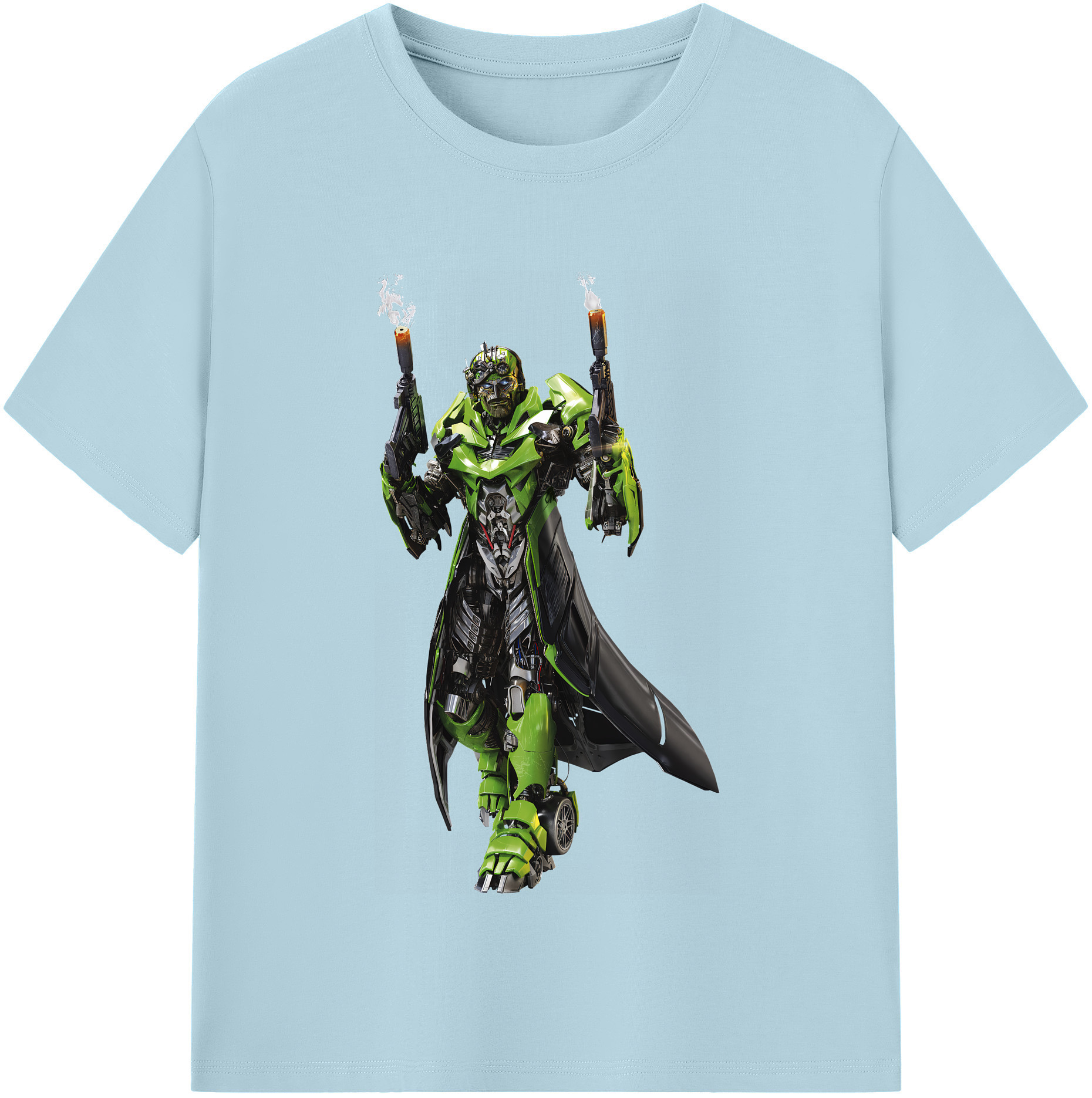 （画像用） Transformers トランスフォーマー 綿100％半袖Tシャツ（フロントプリント）